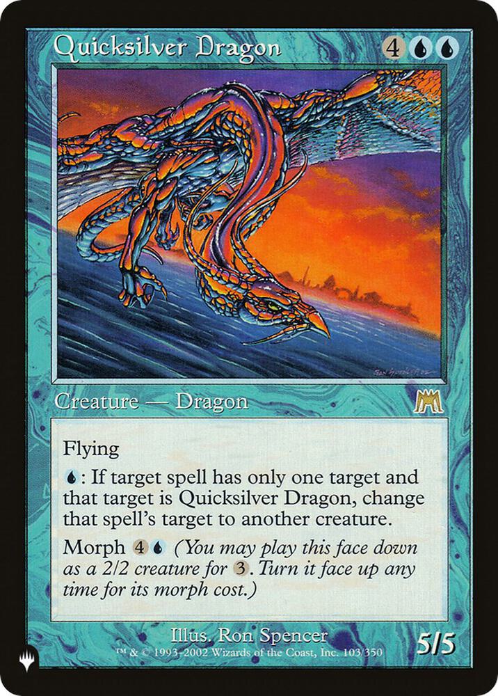 Quicksilver Dragon 103/350 (The List Reprints)  | Good Games Cannington