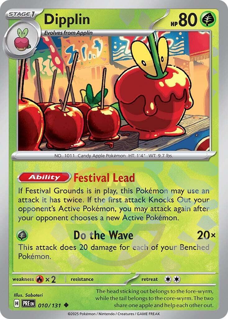 Dipplin (010/131) (Master Ball Pattern) [Scarlet & Violet: Prismatic Evolutions] | Good Games Cannington