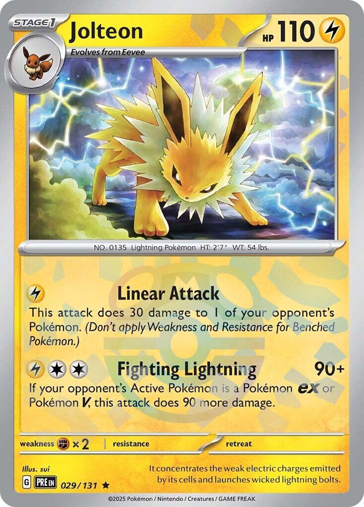 Jolteon (029/131) (Master Ball Pattern) [Scarlet & Violet: Prismatic Evolutions] | Good Games Cannington