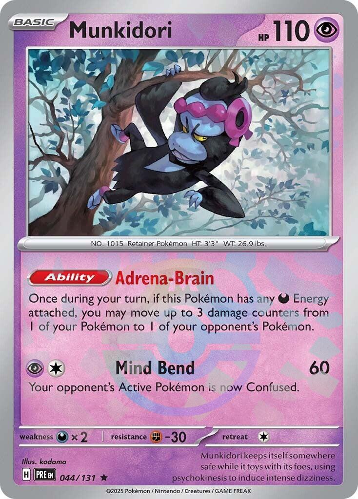 Munkidori (044/131) (Master Ball Pattern) [Scarlet & Violet: Prismatic Evolutions] | Good Games Cannington