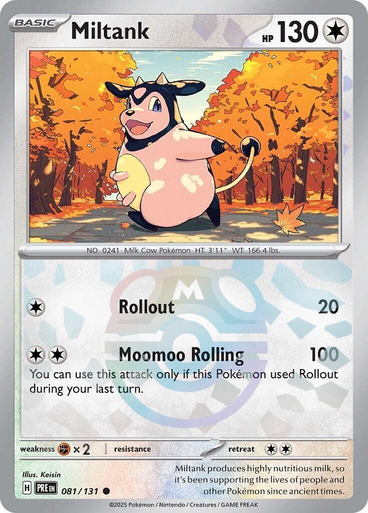Miltank (081/131) (Master Ball Pattern) [Scarlet & Violet: Prismatic Evolutions] | Good Games Cannington