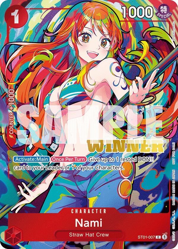 Nami (2025 New Year Event) [Winner] [One Piece Promotion Cards] | Good Games Cannington