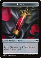 Blood // Clue Double-Sided Token [Innistrad Remastered Tokens] | Good Games Cannington