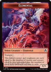 Elemental // Human (0014) Double-Sided Token [Innistrad Remastered Tokens] | Good Games Cannington