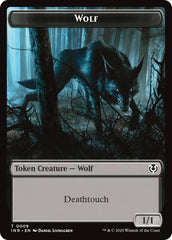 Wolf (0009) // Wolf (0018) Double-Sided Token [Innistrad Remastered Tokens] | Good Games Cannington