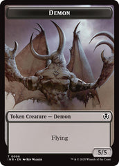 Demon // Human Cleric Double-Sided Token [Innistrad Remastered Tokens] | Good Games Cannington
