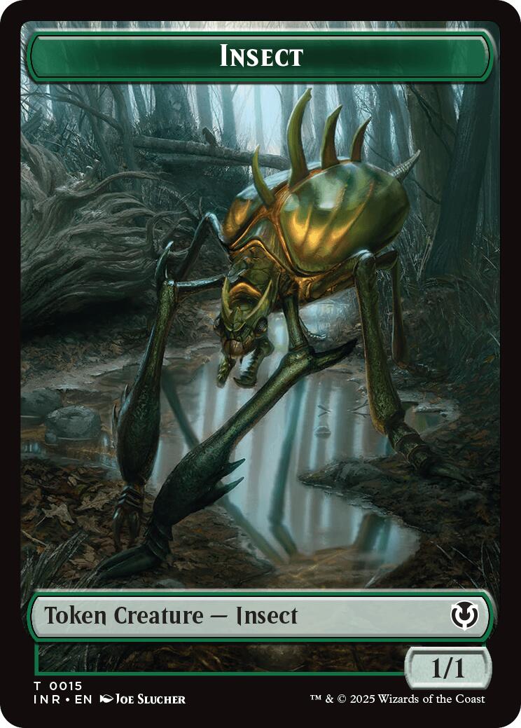 Insect // Spider Double-Sided Token [Innistrad Remastered Tokens] | Good Games Cannington