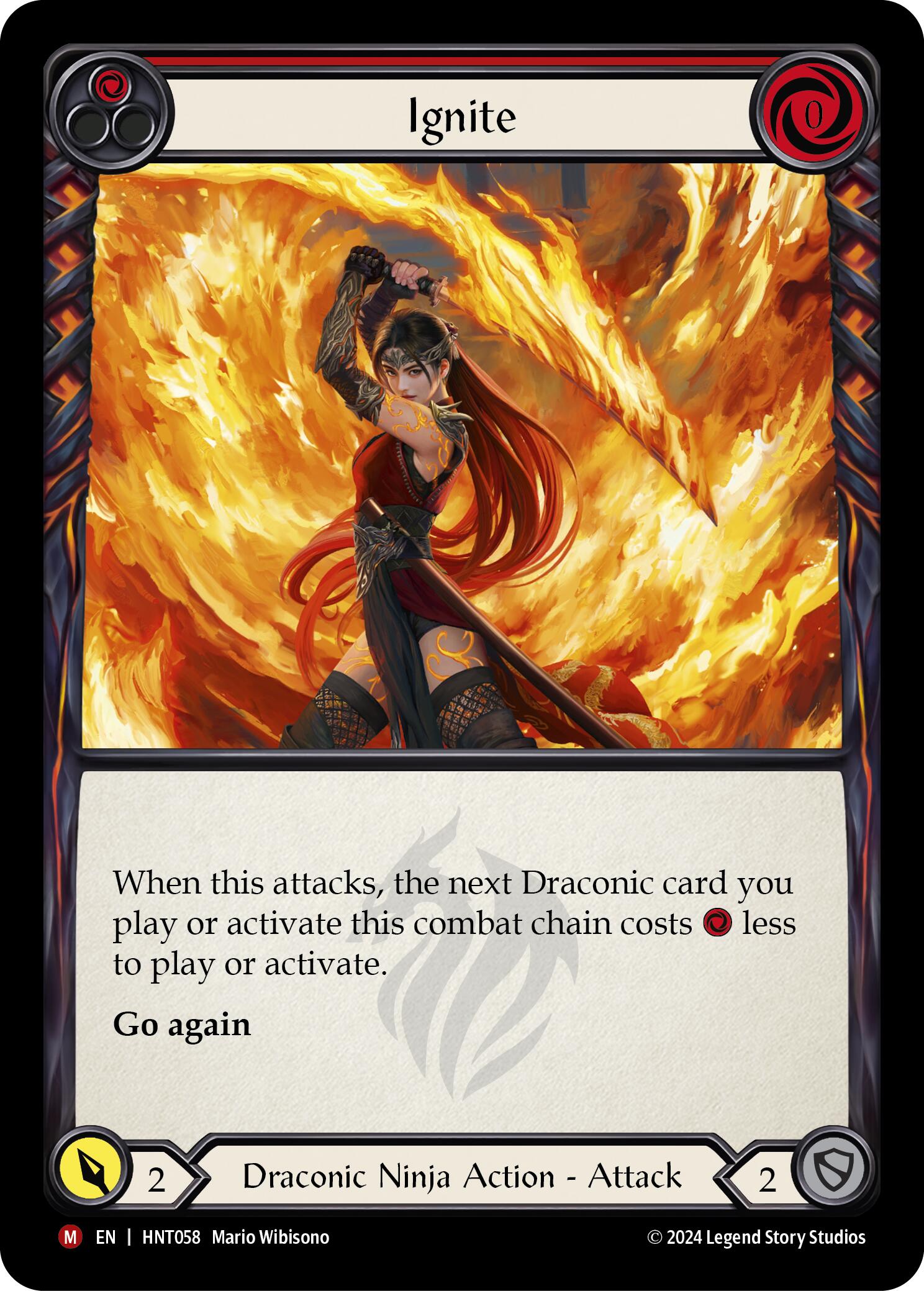 Ignite [HNT058] (The Hunted)  Rainbow Foil | Good Games Cannington
