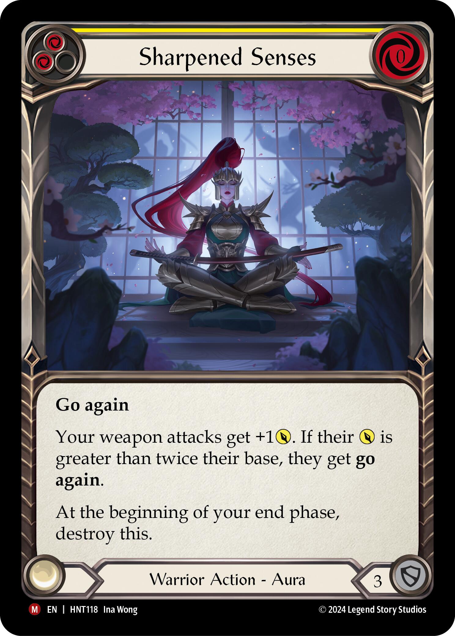 Sharpened Senses [HNT118] (The Hunted)  Rainbow Foil | Good Games Cannington