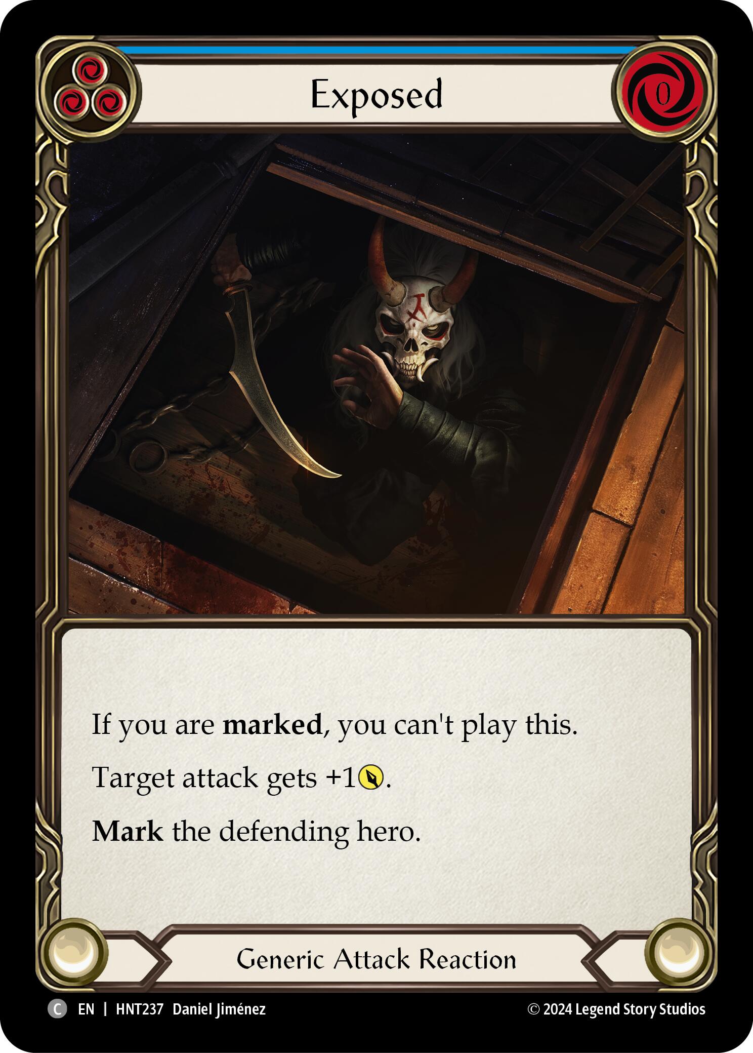 Exposed (Blue) [HNT237] (The Hunted) | Good Games Cannington