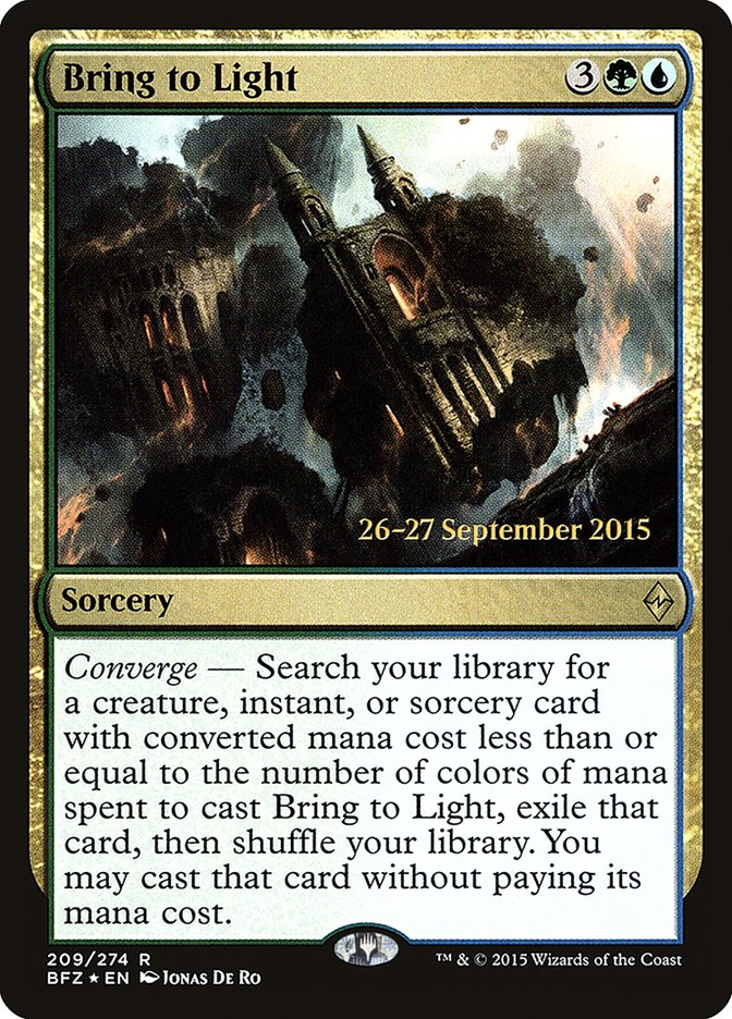 Bring to Light [Battle for Zendikar Prerelease Promos] | Good Games Cannington