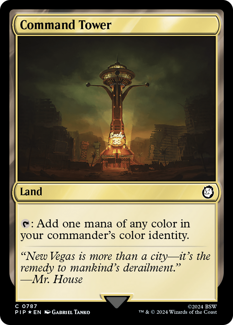 Command Tower (Surge Foil) [Fallout] | Good Games Cannington