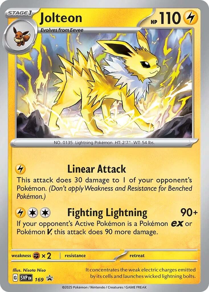 Jolteon (SVP169) [Scarlet & Violet: Black Star Promos] | Good Games Cannington