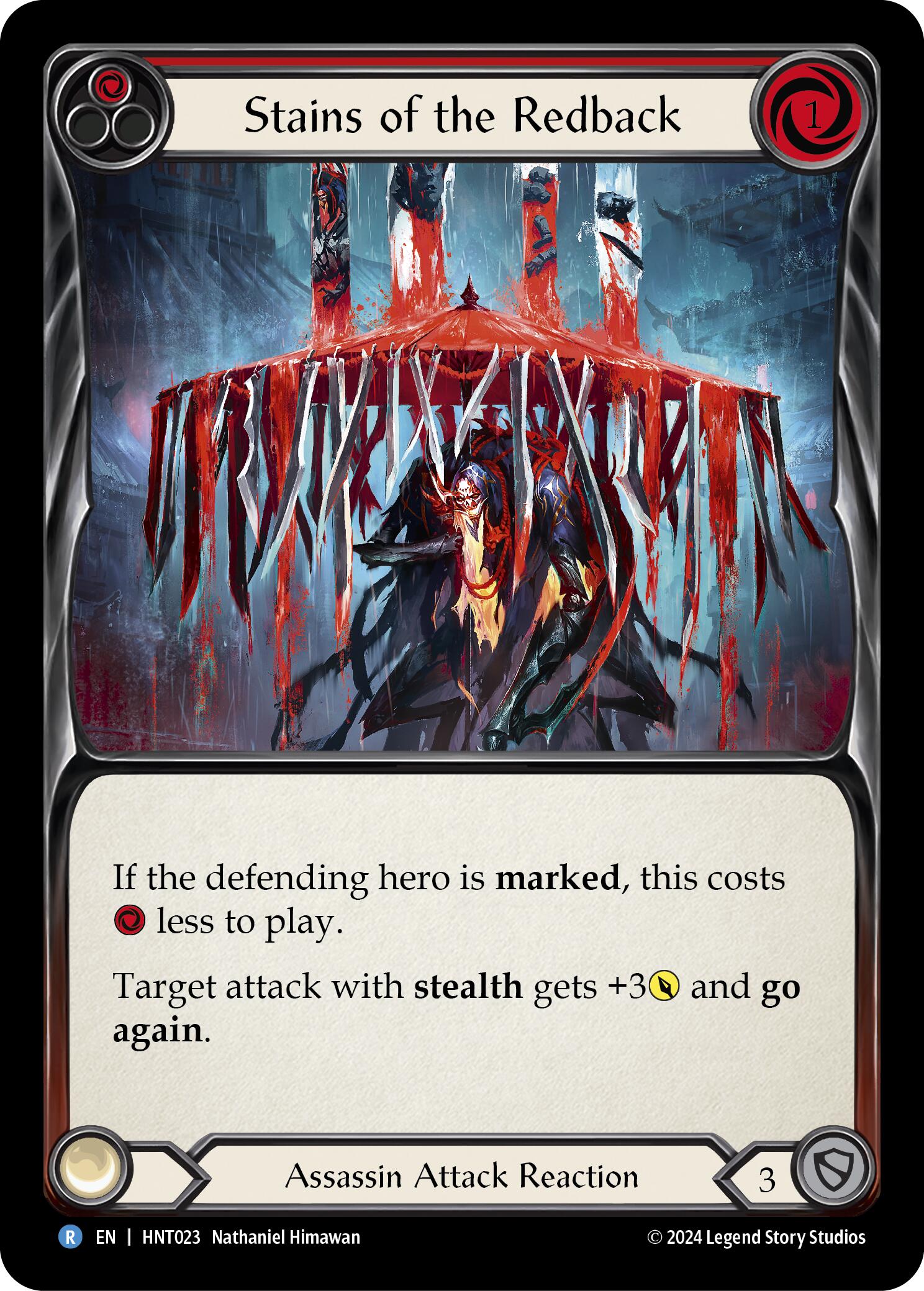 Stains of the Redback (Red) [HNT023] (The Hunted) | Good Games Cannington