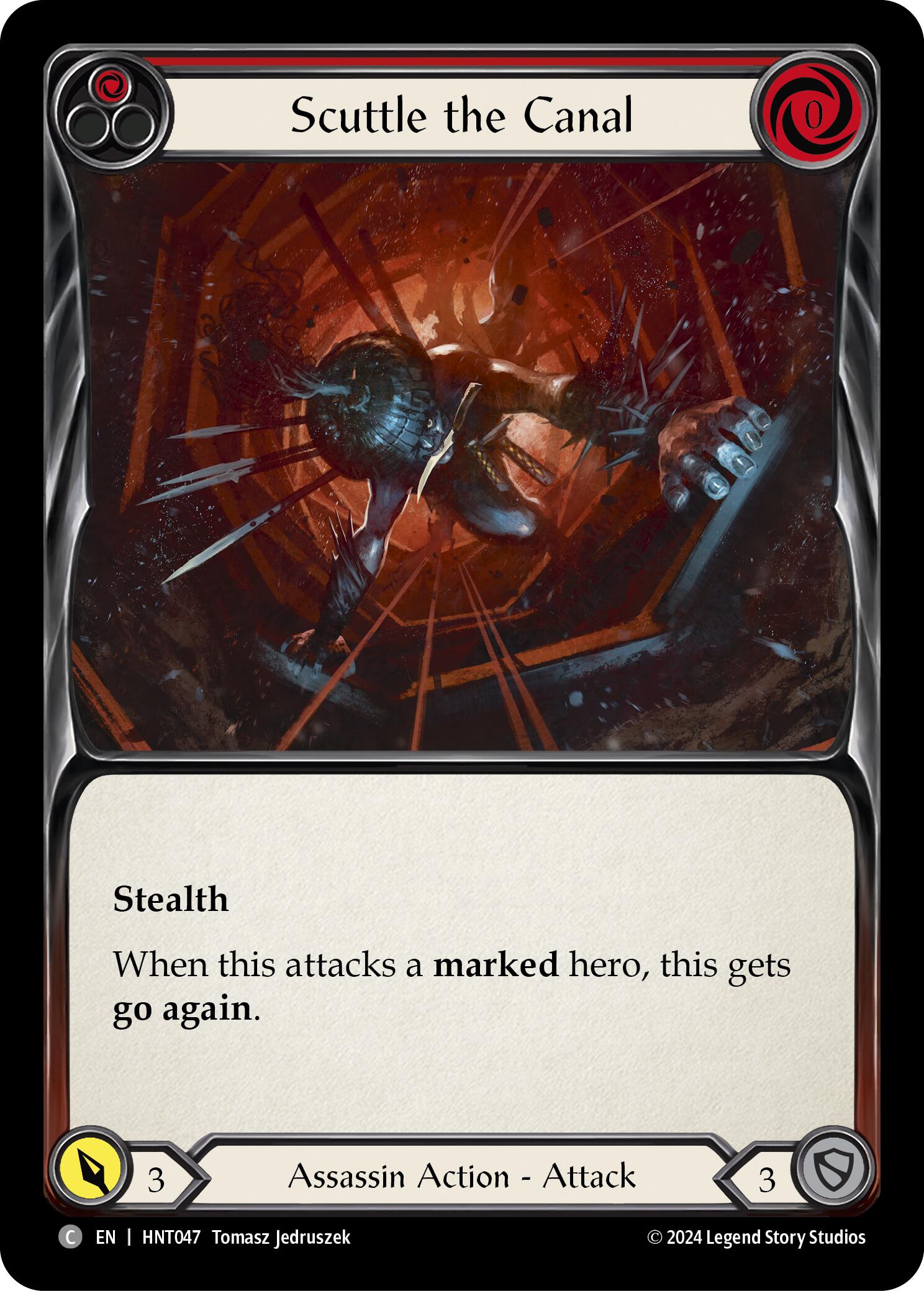 Scuttle the Canal (Red) [HNT047] (The Hunted) | Good Games Cannington