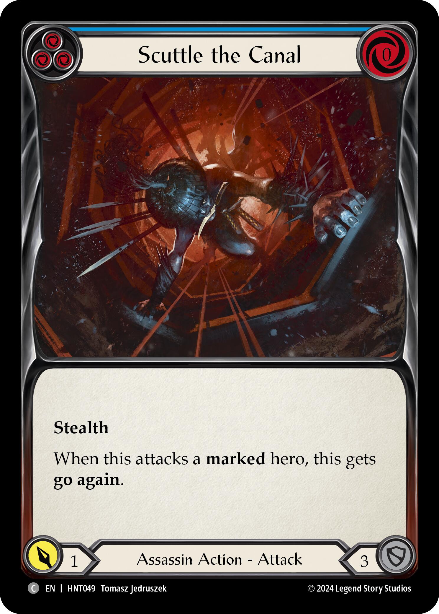 Scuttle the Canal (Blue) [HNT049] (The Hunted) | Good Games Cannington