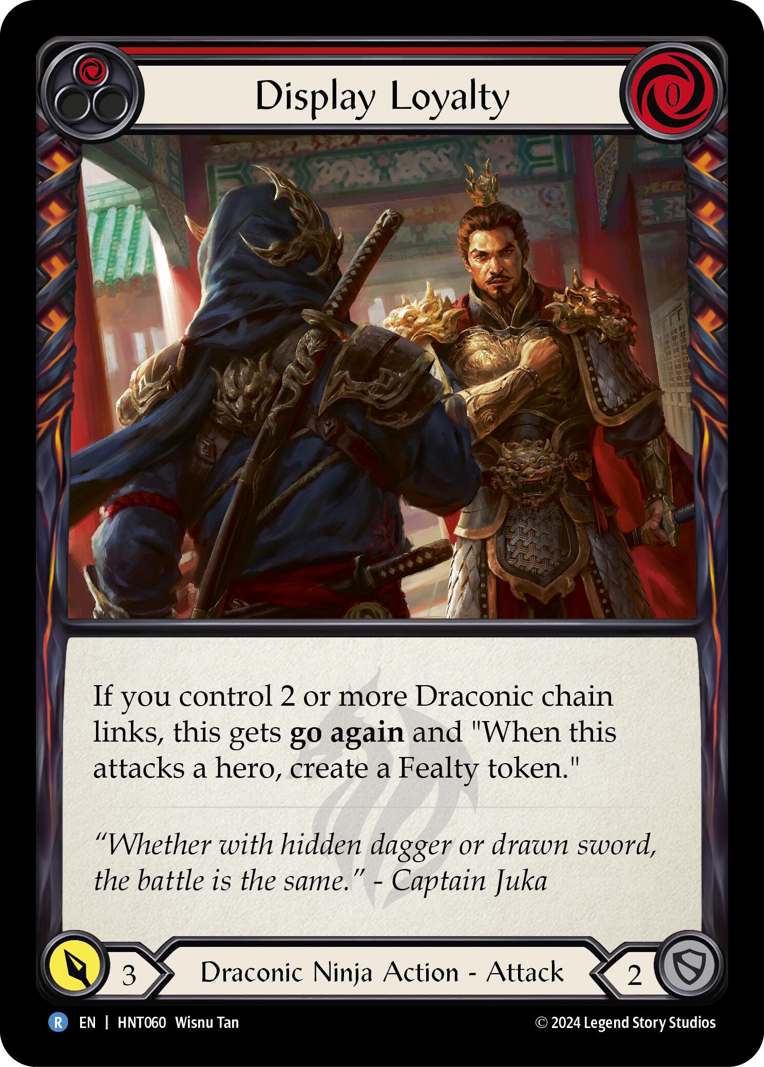 Display Loyalty (Red) [HNT060] (The Hunted) | Good Games Cannington