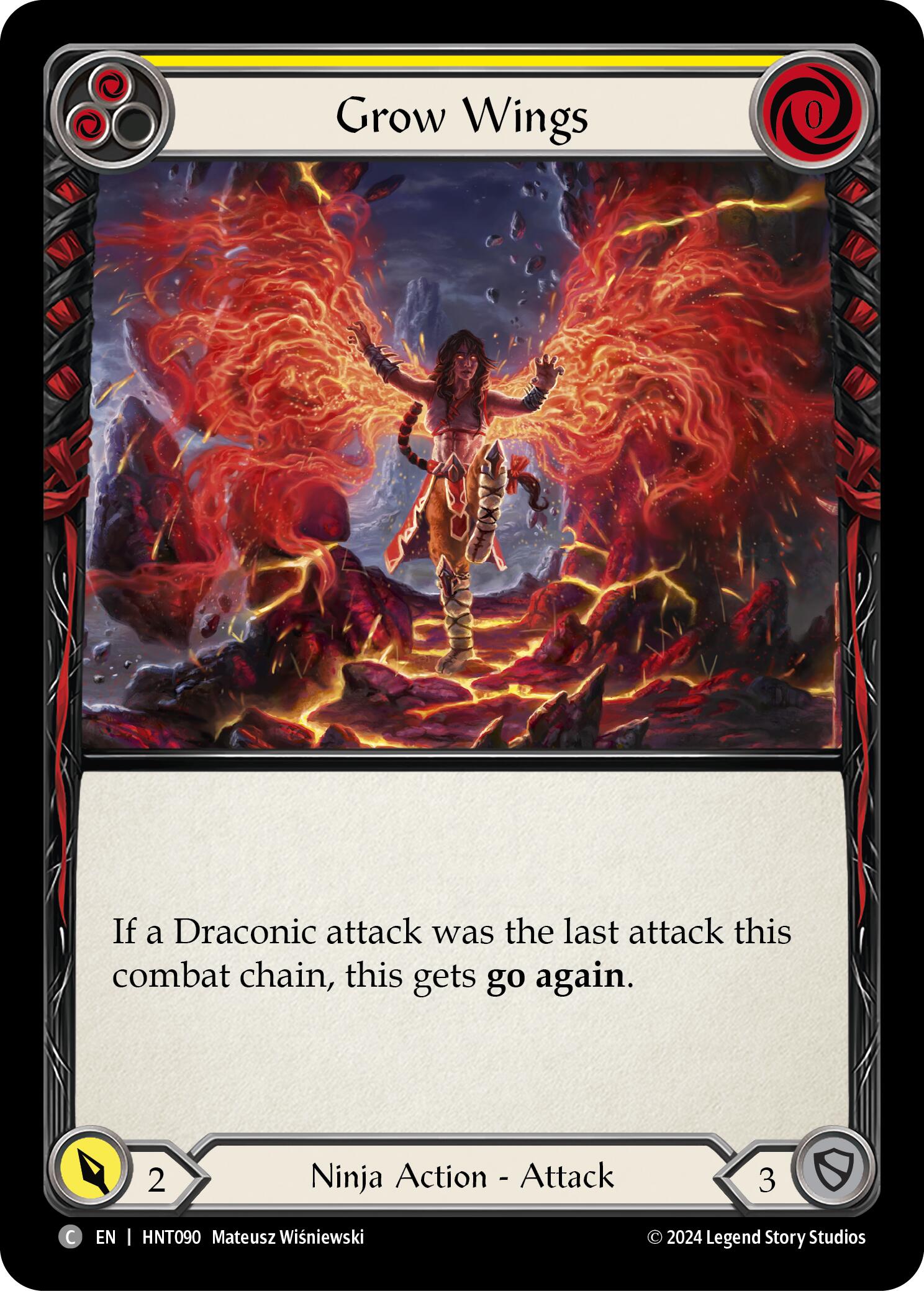 Grow Wings (Yellow) [HNT090] (The Hunted) | Good Games Cannington