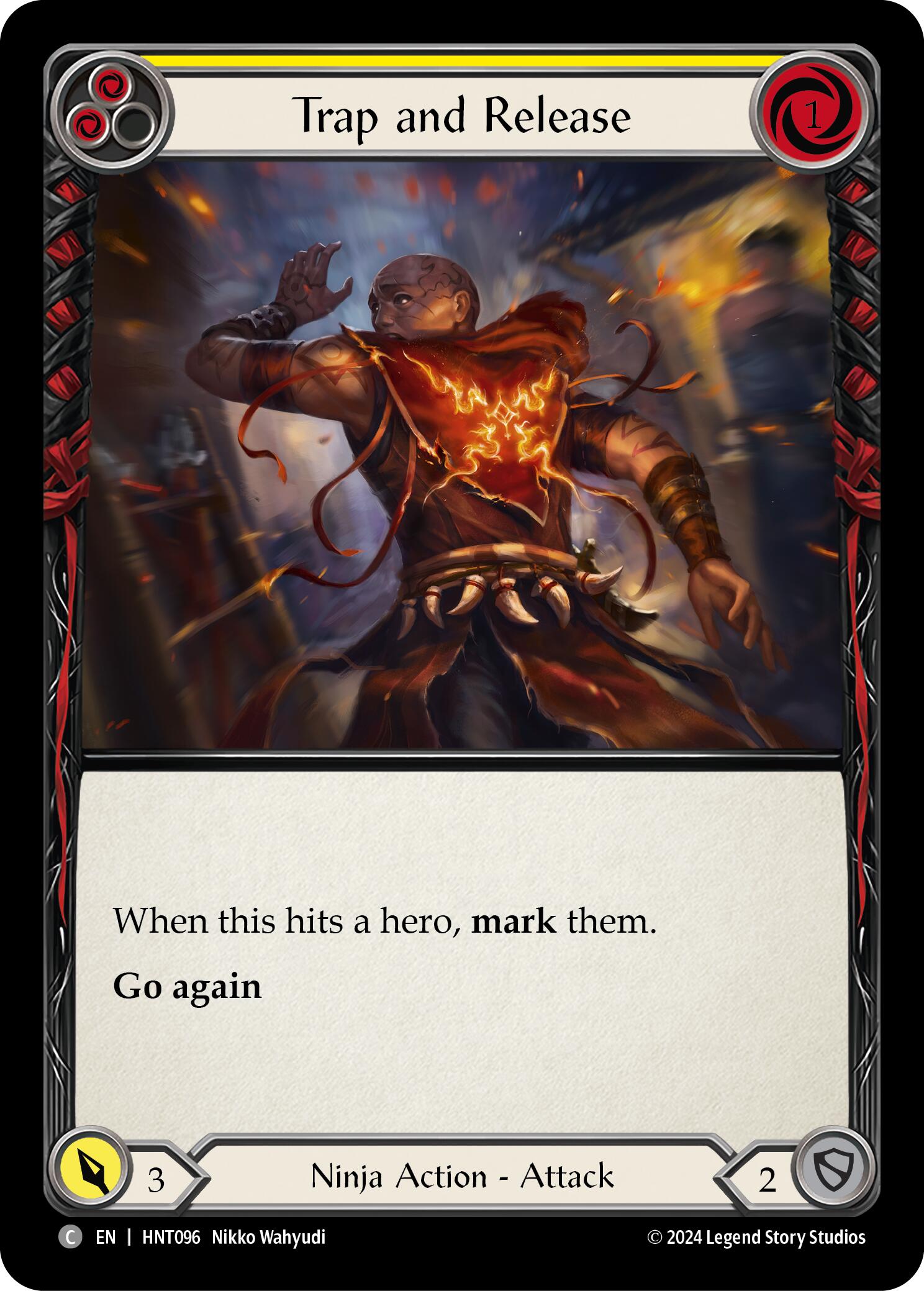 Trap and Release (Yellow) [HNT096] (The Hunted) | Good Games Cannington