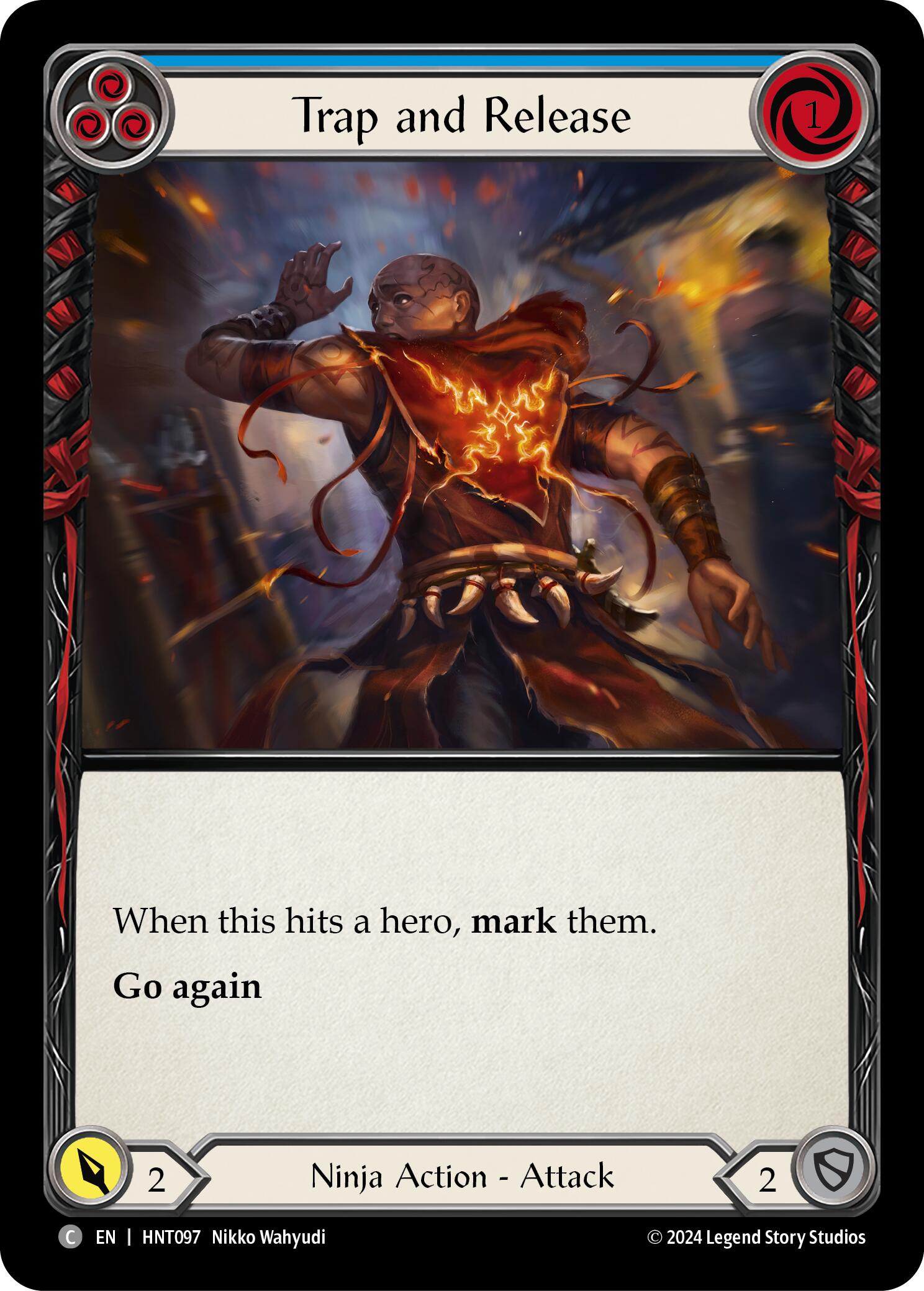 Trap and Release (Blue) [HNT097] (The Hunted) | Good Games Cannington