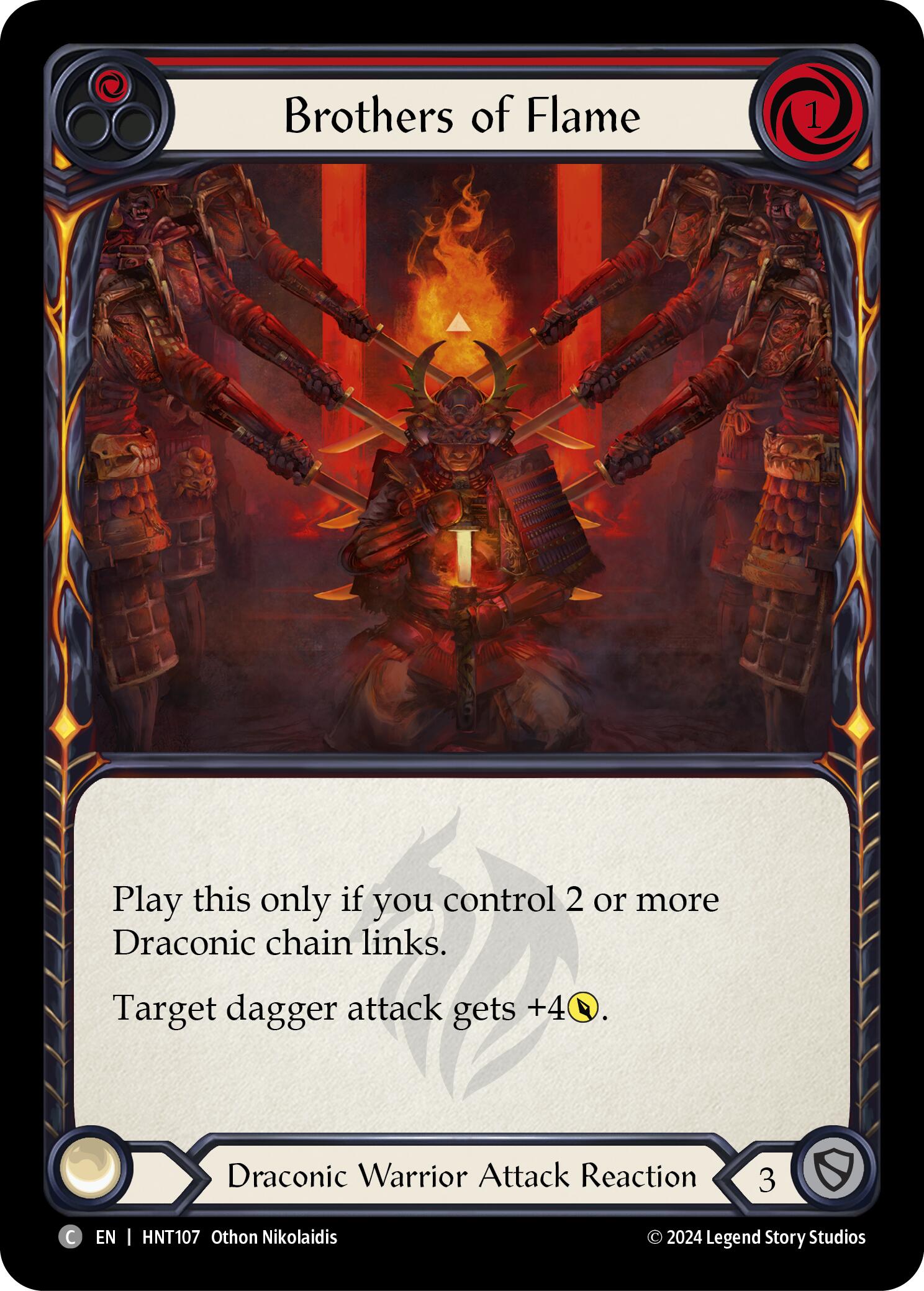Brothers of Flame (Red) [HNT107] (The Hunted) | Good Games Cannington
