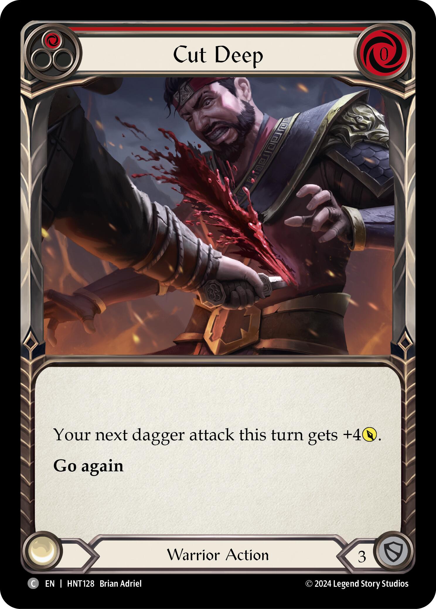 Cut Deep (Red) [HNT128] (The Hunted)  Rainbow Foil | Good Games Cannington