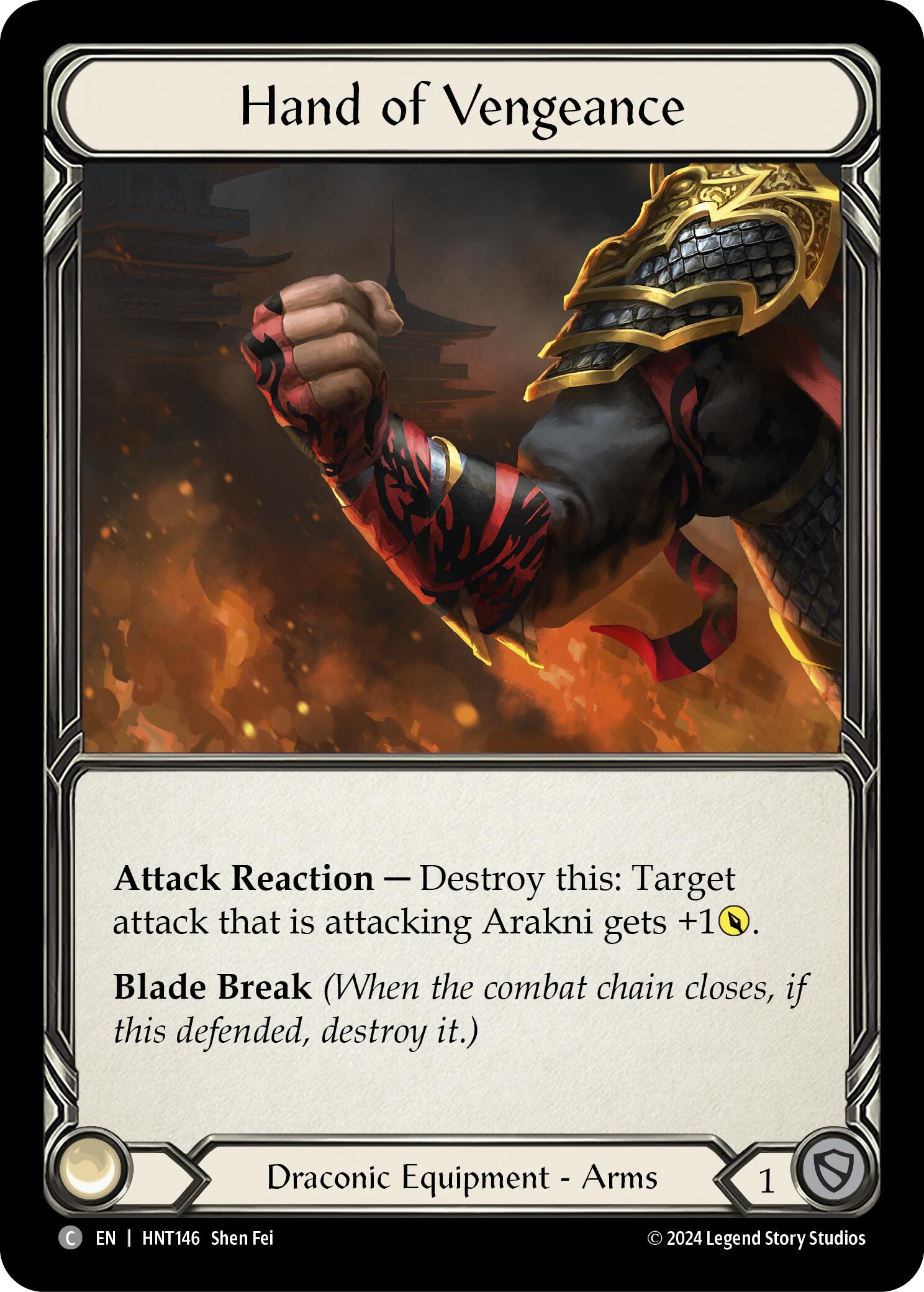 Hand of Vengeance [HNT146] (The Hunted)  Cold Foil | Good Games Cannington