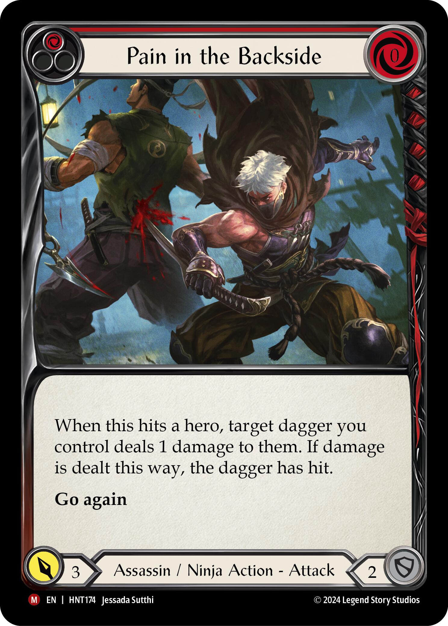 Pain in the Backside [HNT174] (The Hunted)  Rainbow Foil | Good Games Cannington