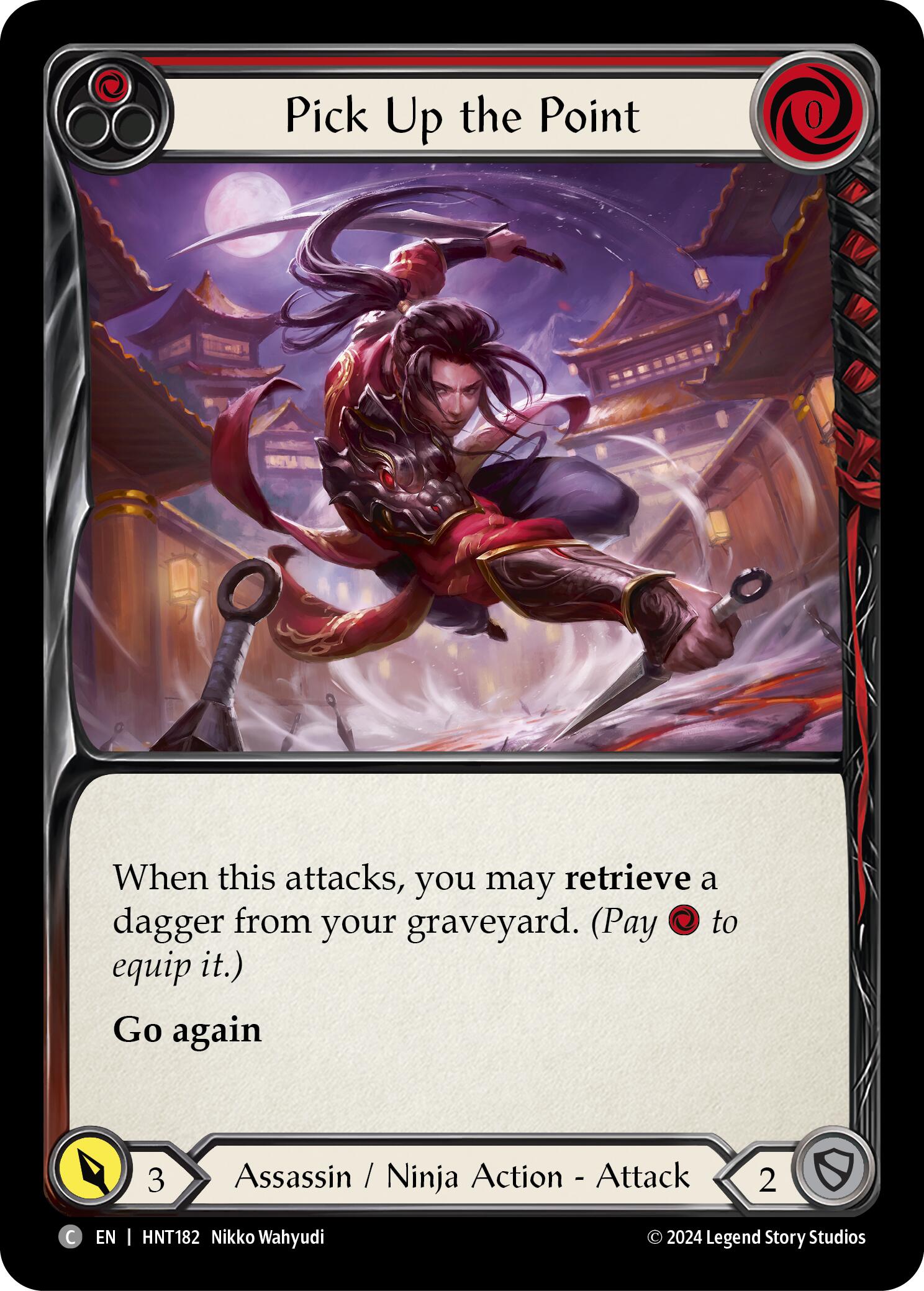 Pick Up the Point (Red) [HNT182] (The Hunted)  Rainbow Foil | Good Games Cannington