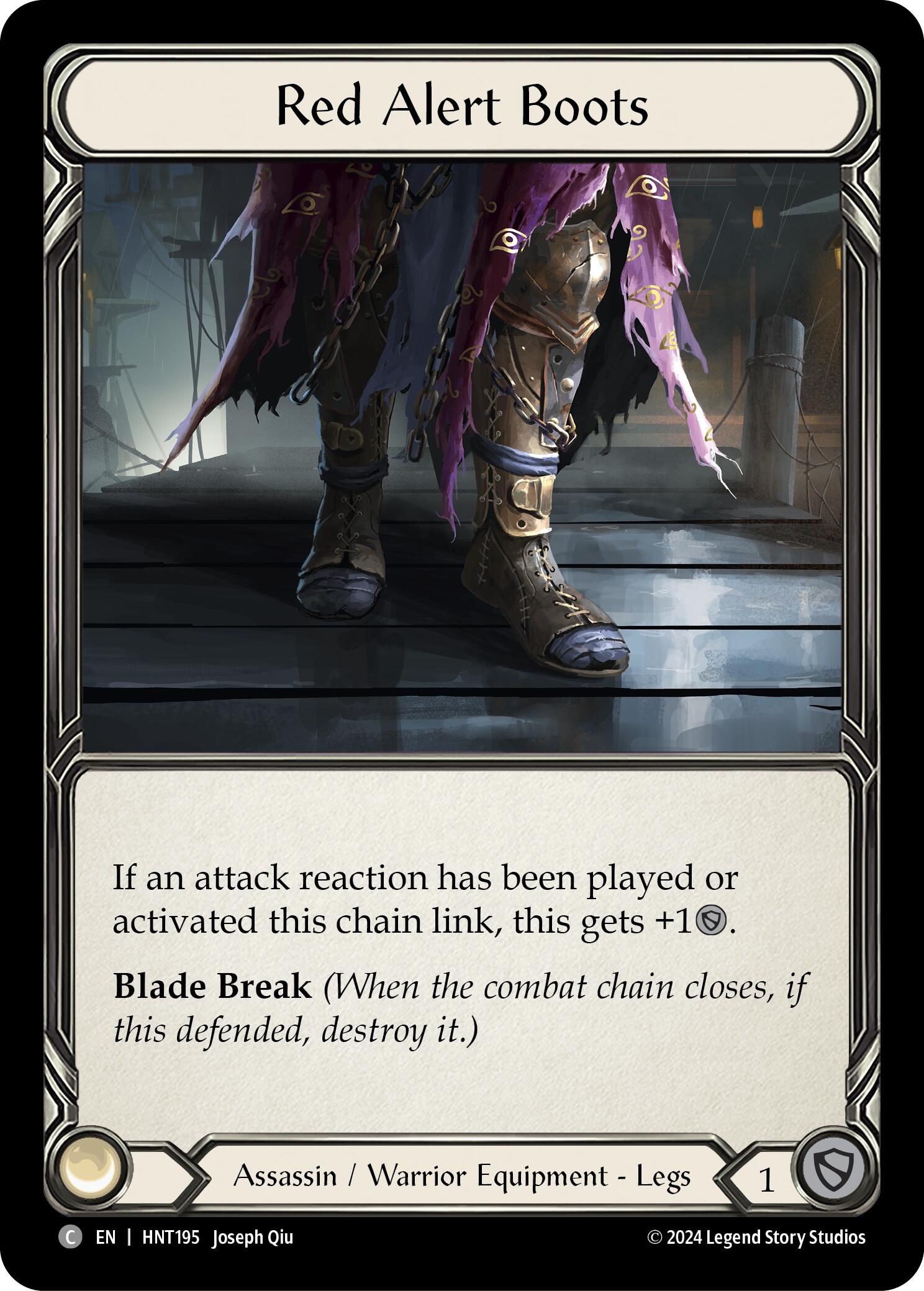 Red Alert Boots [HNT195] (The Hunted)  Cold Foil | Good Games Cannington