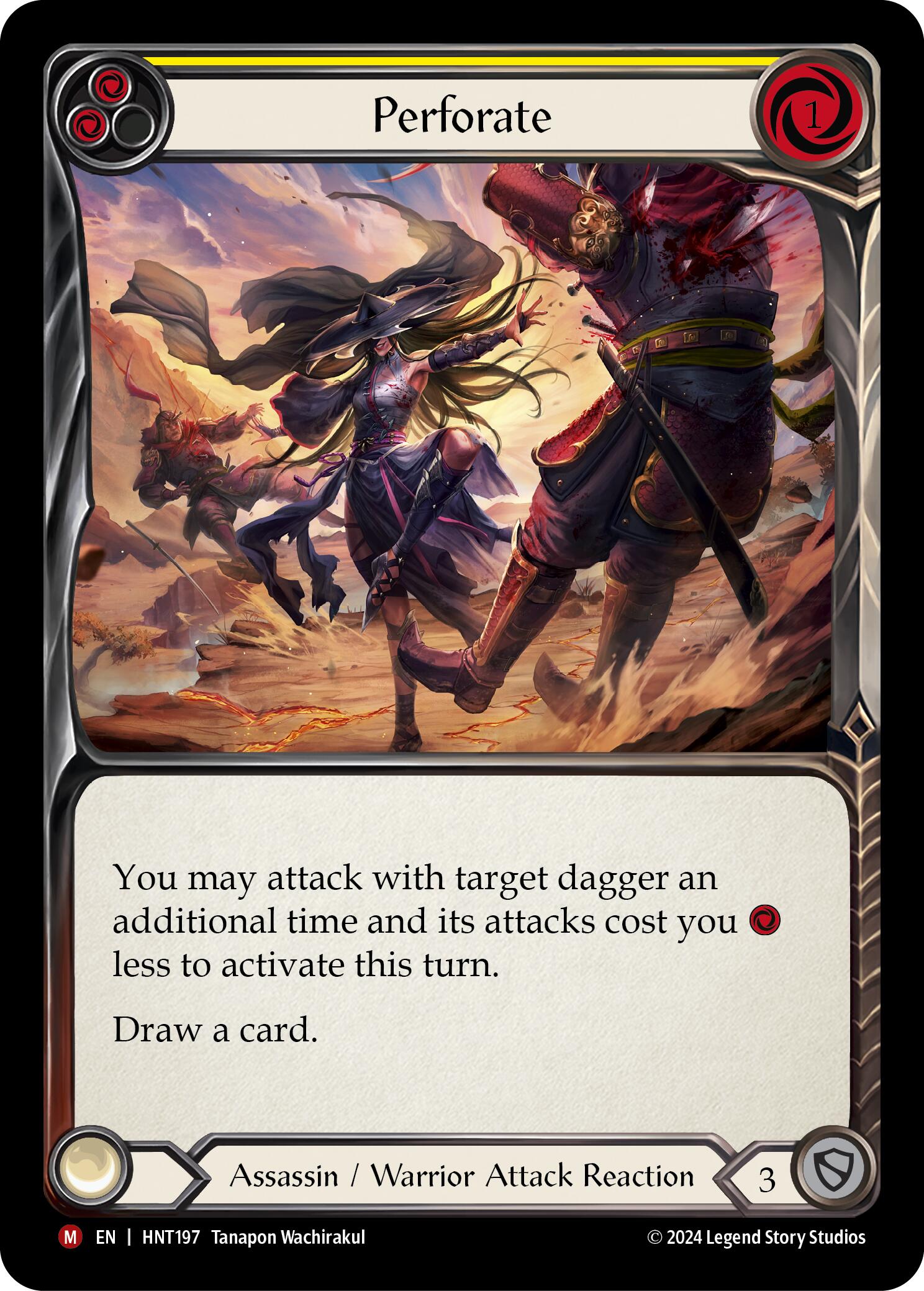 Perforate [HNT197] (The Hunted)  Rainbow Foil | Good Games Cannington