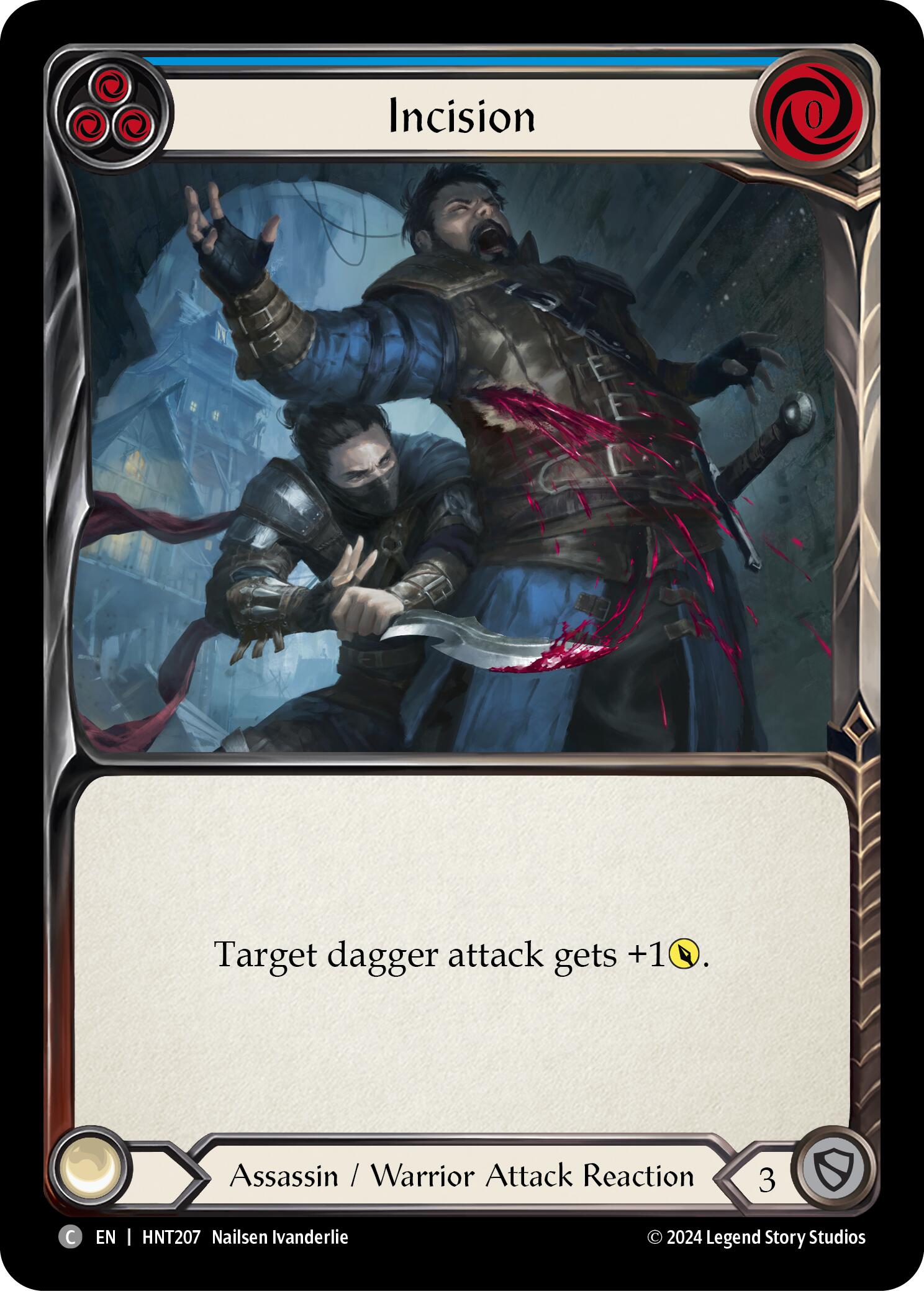 Incision (Blue) [HNT207] (The Hunted) | Good Games Cannington