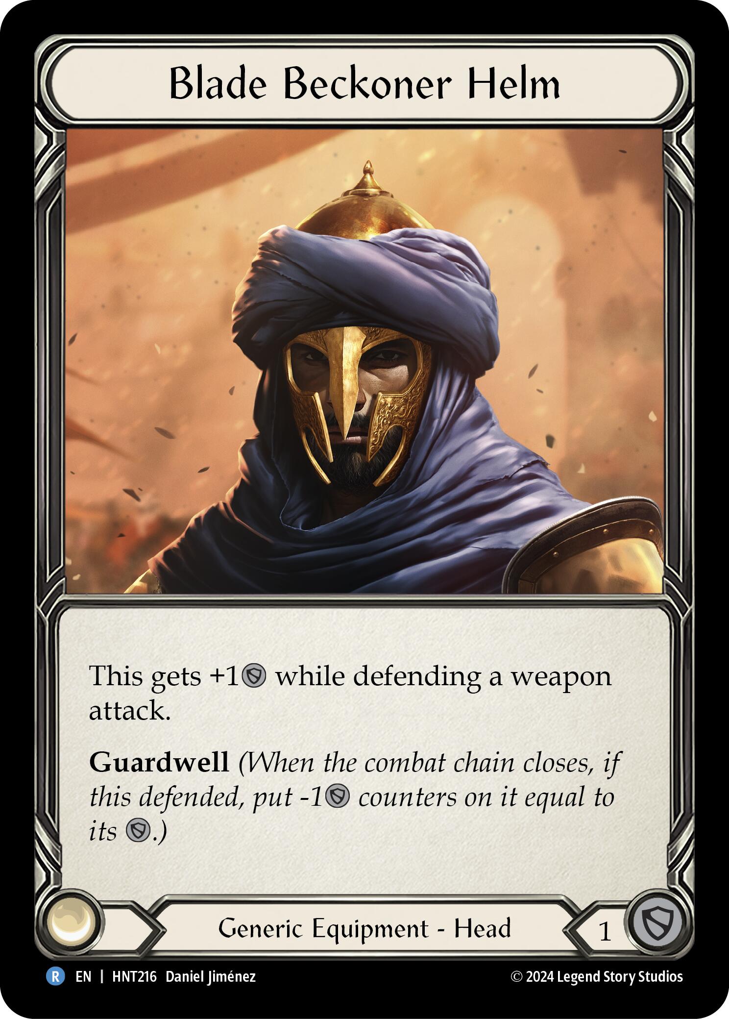 Blade Beckoner Helm [HNT216] (The Hunted)  Cold Foil | Good Games Cannington