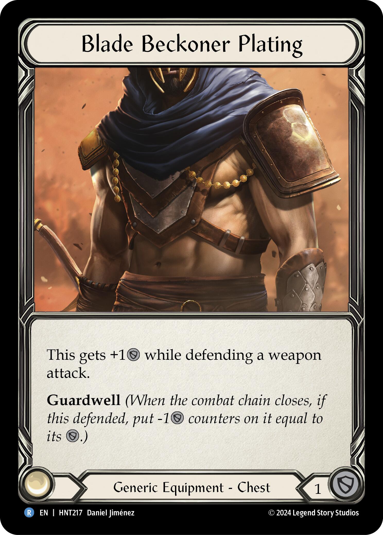 Blade Beckoner Plating [HNT217] (The Hunted)  Cold Foil | Good Games Cannington