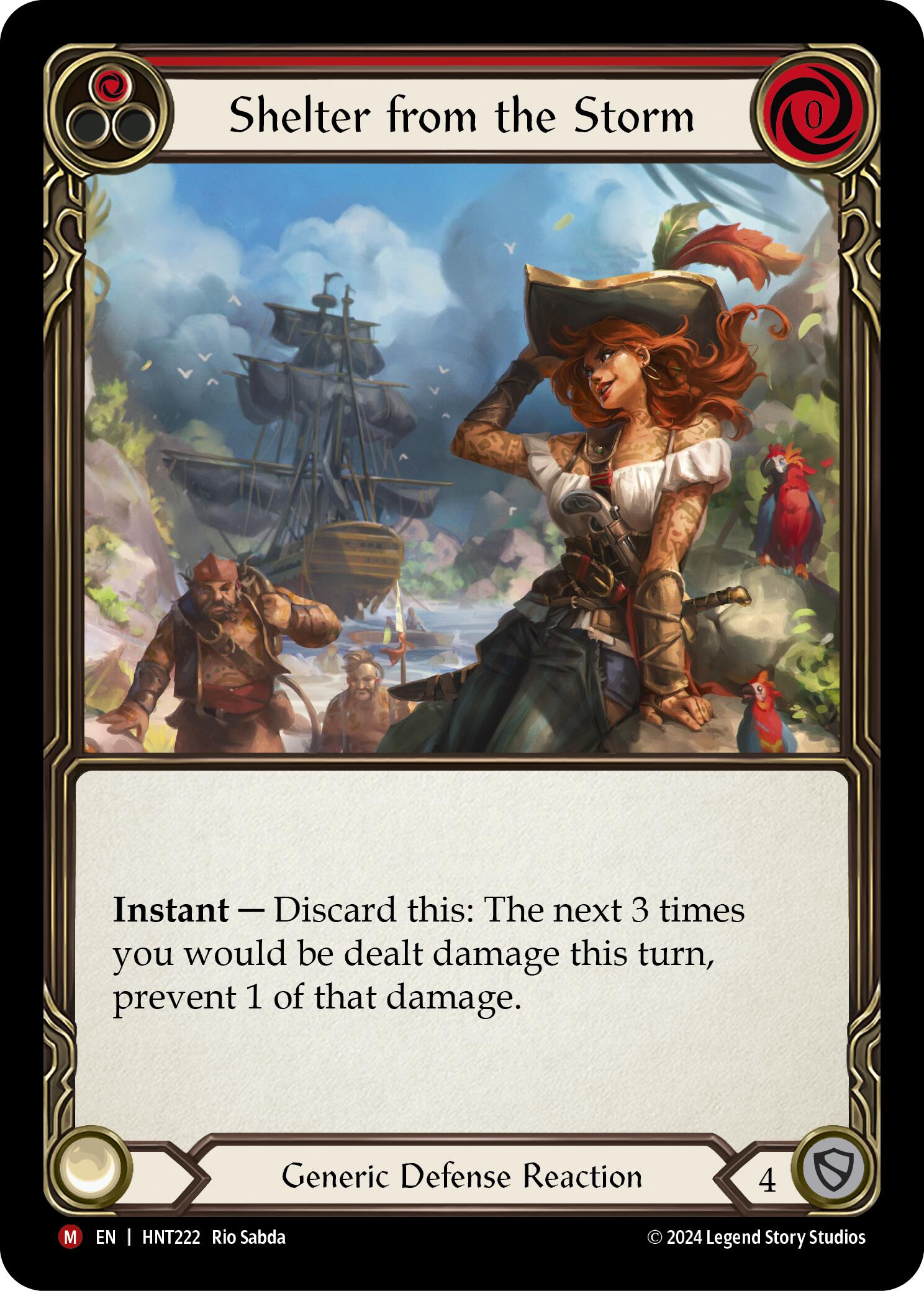 Shelter from the Storm [HNT222] (The Hunted)  Rainbow Foil | Good Games Cannington