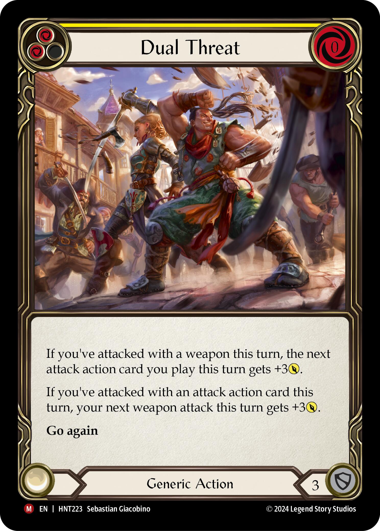 Dual Threat [HNT223] (The Hunted)  Rainbow Foil | Good Games Cannington