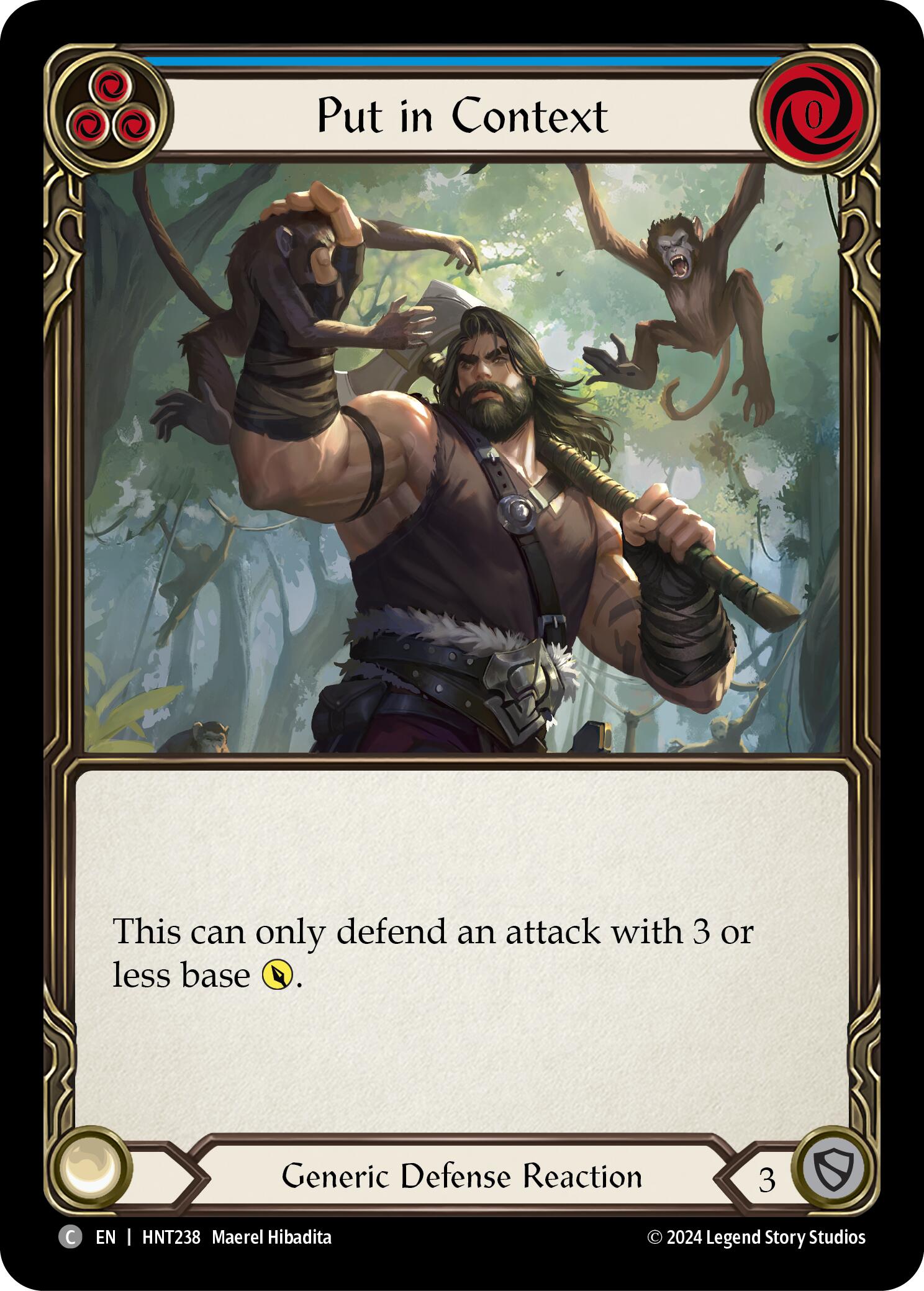 Put in Context (Blue) [HNT238] (The Hunted)  Rainbow Foil | Good Games Cannington