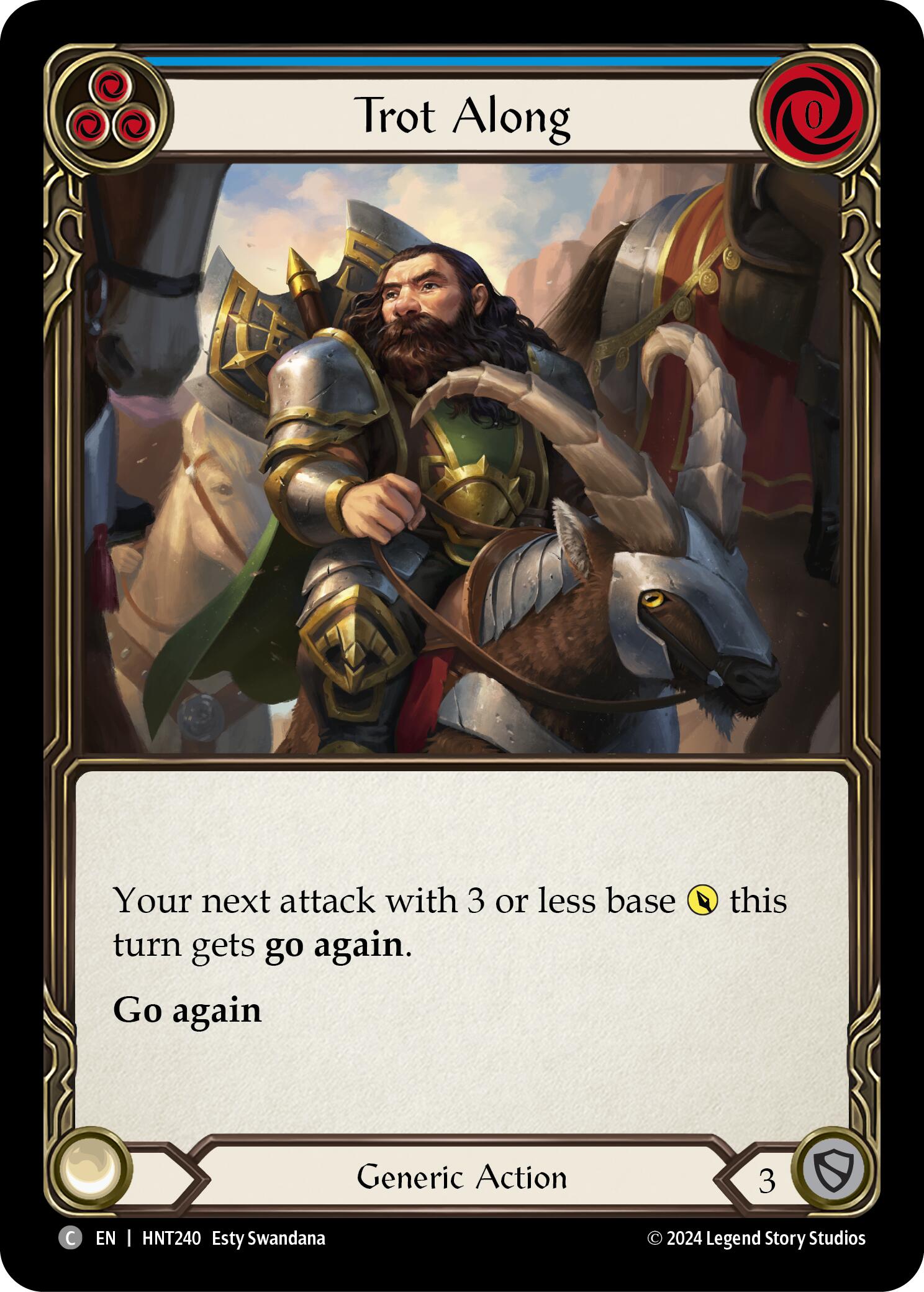 Trot Along (Blue) [HNT240] (The Hunted) | Good Games Cannington