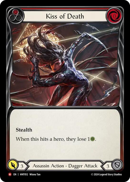 Kiss of Death [HNT012] (The Hunted)  Rainbow Foil | Good Games Cannington