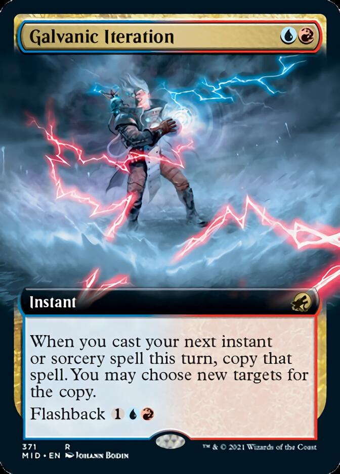 Galvanic Iteration (Extended Art) [Innistrad: Midnight Hunt] | Good Games Cannington