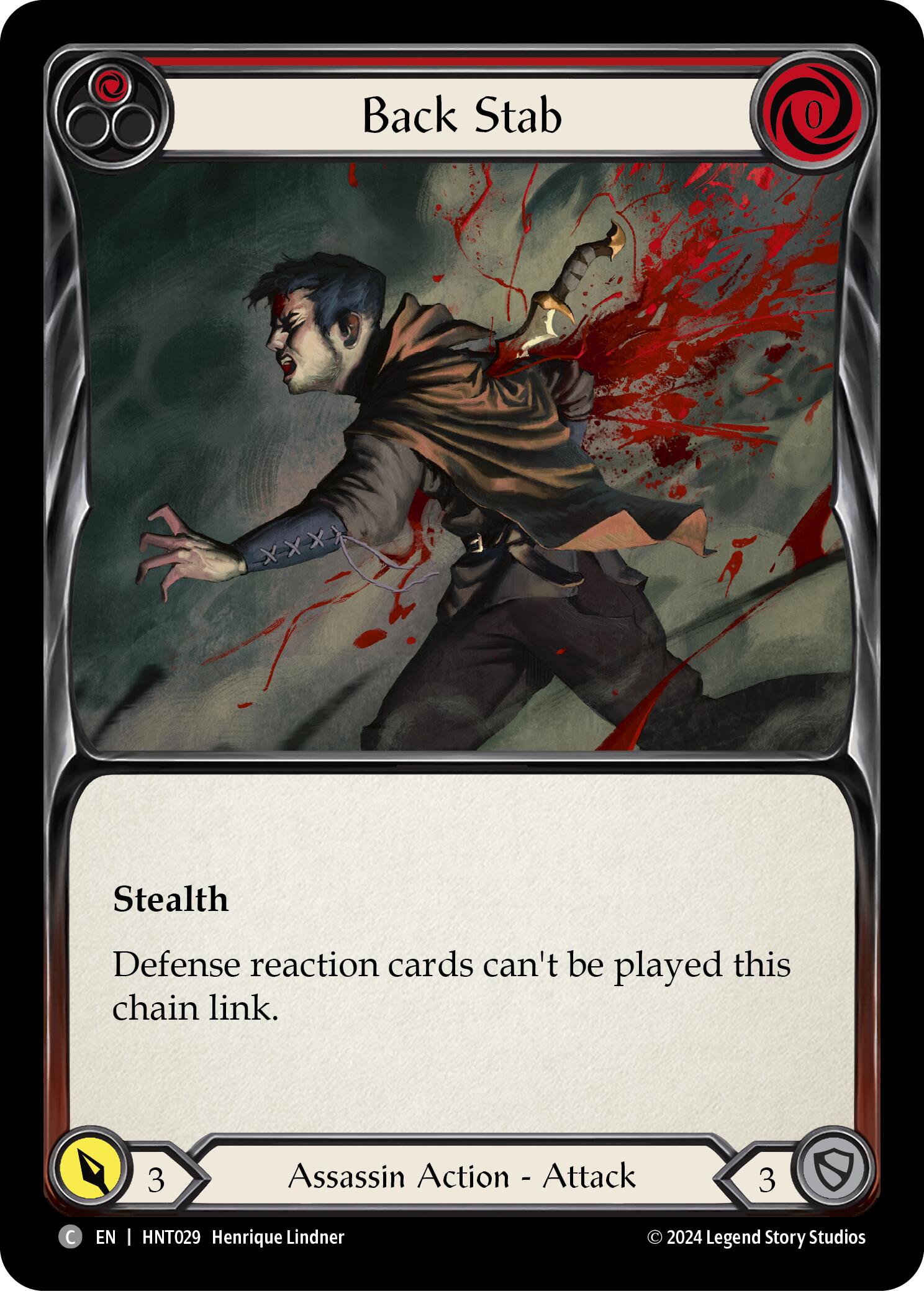 Back Stab (Red) [HNT029] (The Hunted) | Good Games Cannington