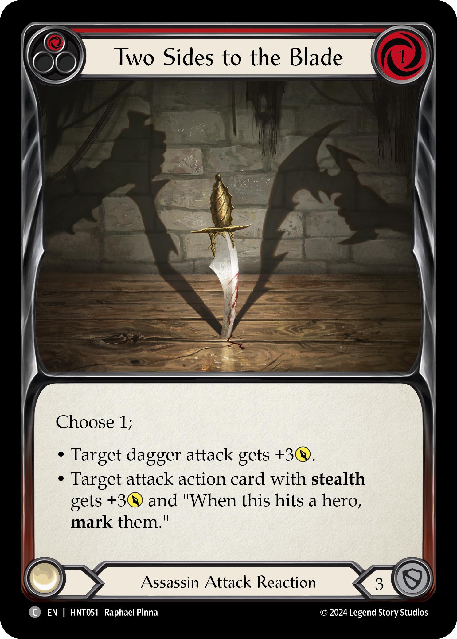 Two Sides to the Blade [HNT051] (The Hunted)  Rainbow Foil | Good Games Cannington