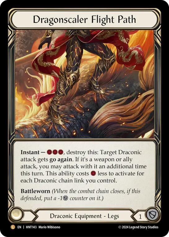 Dragonscaler Flight Path [HNT143] (The Hunted)  Cold Foil | Good Games Cannington