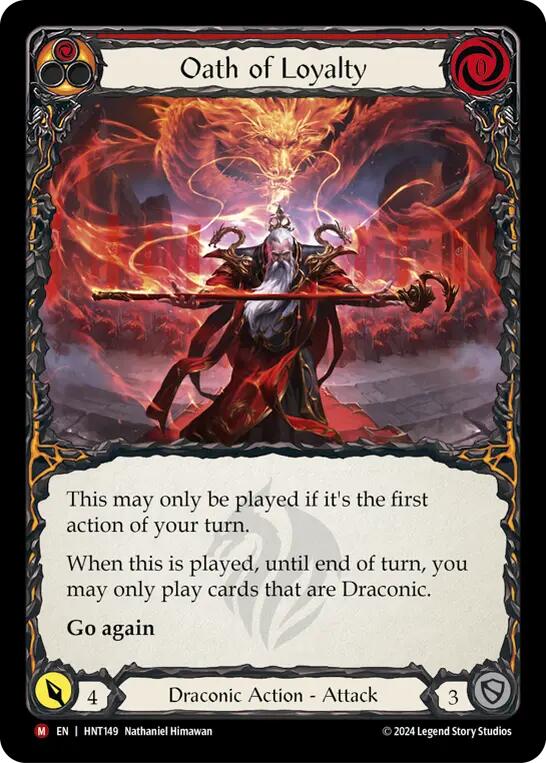 Oath of Loyalty [HNT149] (The Hunted)  Rainbow Foil | Good Games Cannington