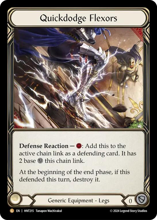 Quickdodge Flexors [HNT215] (The Hunted)  Rainbow Foil | Good Games Cannington