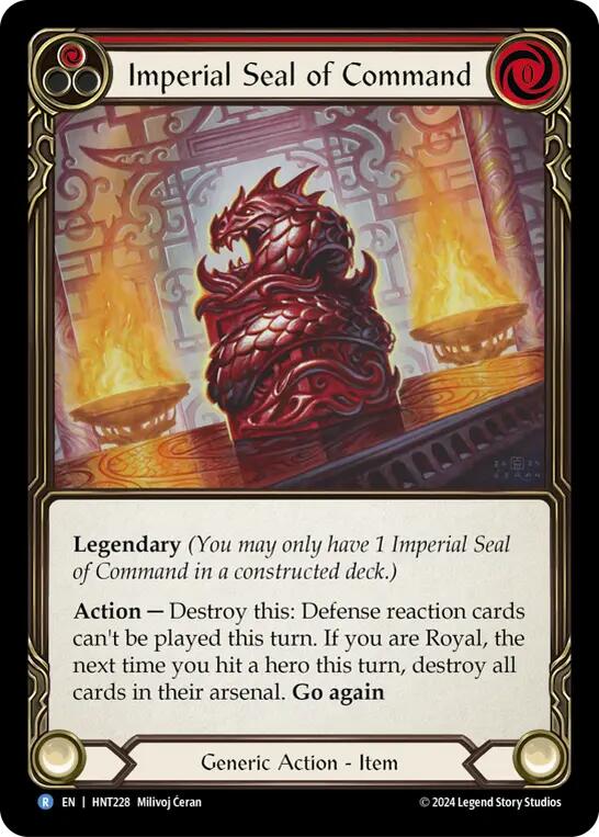 Imperial Seal of Command [HNT228] (The Hunted)  Rainbow Foil | Good Games Cannington