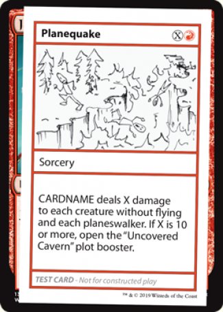 Planequake (2021 Edition) [Mystery Booster Playtest Cards] | Good Games Cannington