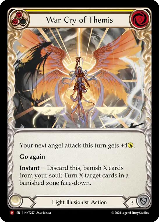 War Cry of Themis [HNT257] (The Hunted)  Rainbow Foil | Good Games Cannington