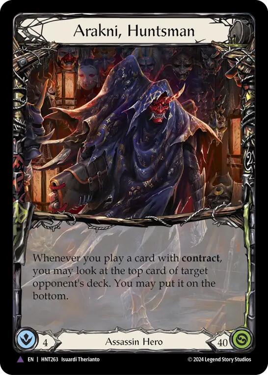 Arakni, Huntsman (Marvel) [HNT263] (The Hunted)  Cold Foil | Good Games Cannington