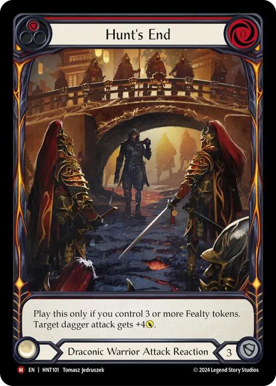 Hunt's End (Extended Art) [HNT101] (The Hunted)  Rainbow Foil | Good Games Cannington